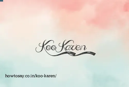 Koo Karen