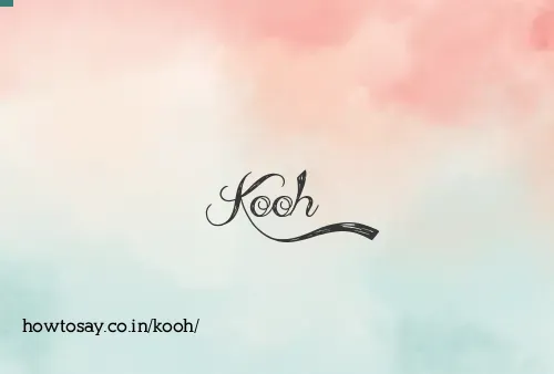 Kooh