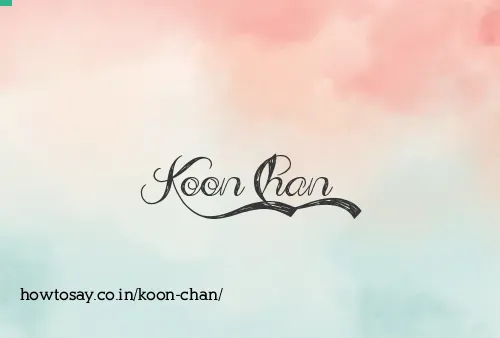 Koon Chan