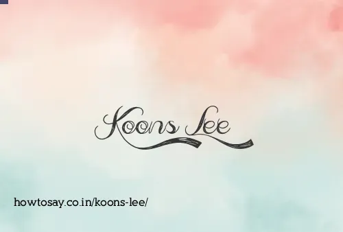 Koons Lee