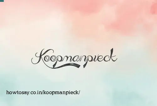 Koopmanpieck