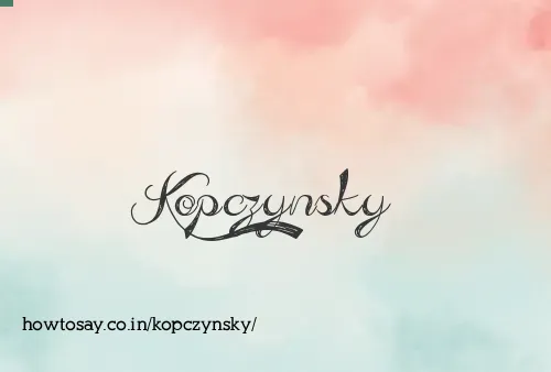 Kopczynsky
