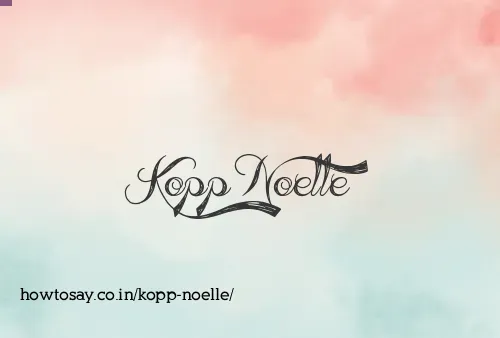 Kopp Noelle