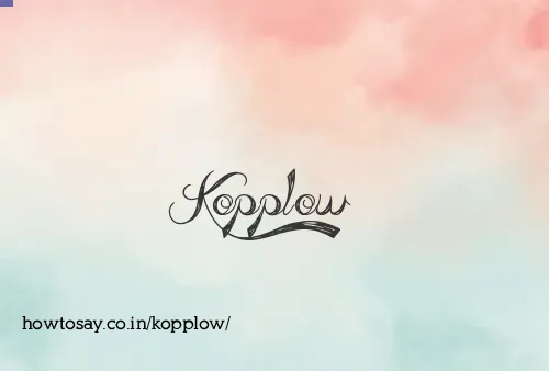 Kopplow
