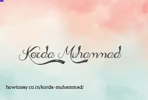 Korda Muhammad