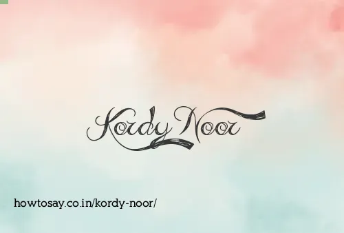 Kordy Noor