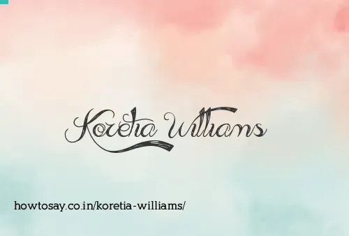 Koretia Williams