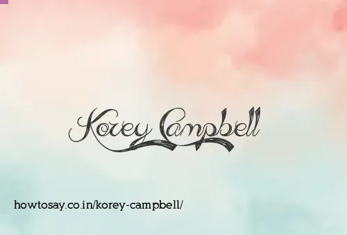 Korey Campbell