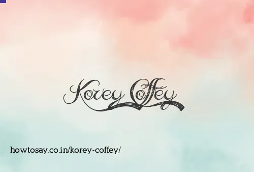 Korey Coffey