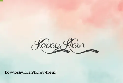 Korey Klein