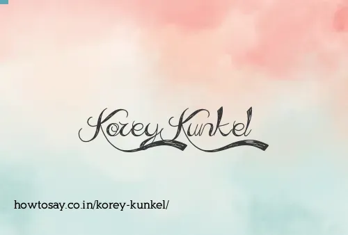 Korey Kunkel