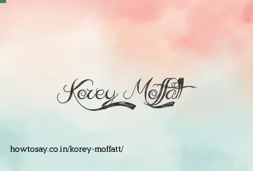 Korey Moffatt