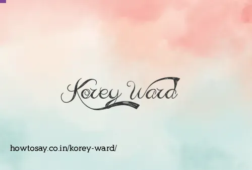 Korey Ward