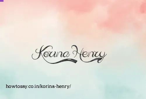 Korina Henry