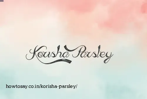Korisha Parsley