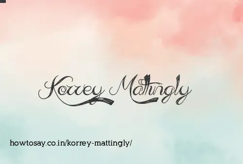 Korrey Mattingly