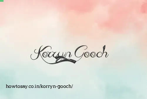 Korryn Gooch