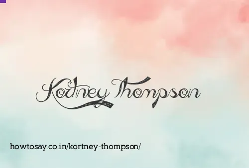 Kortney Thompson