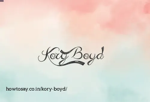 Kory Boyd