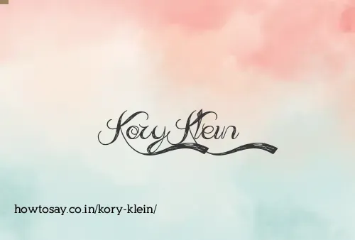 Kory Klein