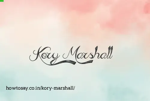 Kory Marshall