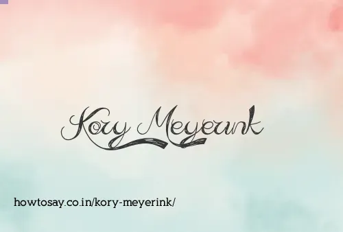 Kory Meyerink