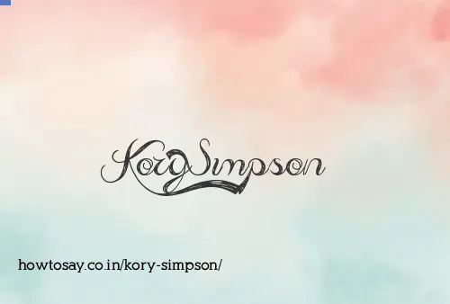Kory Simpson