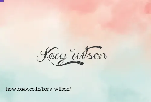 Kory Wilson