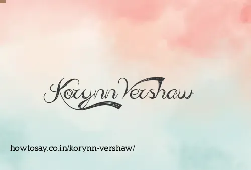 Korynn Vershaw