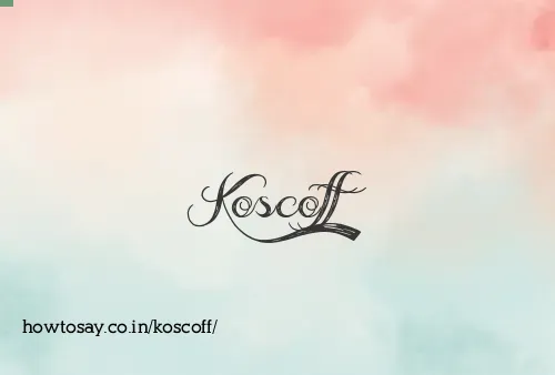 Koscoff