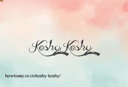 Koshy Koshy