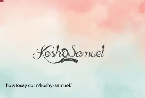 Koshy Samuel