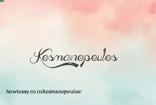 Kosmanopoulos