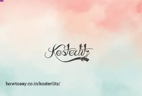 Kosterlitz
