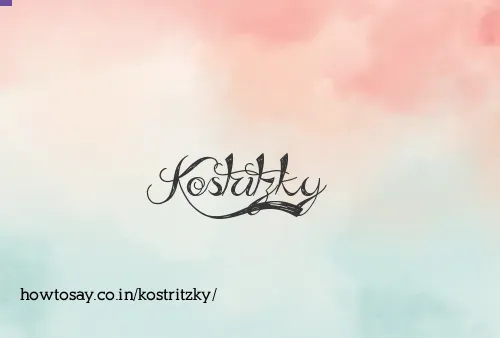 Kostritzky