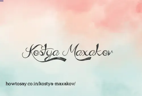 Kostya Maxakov