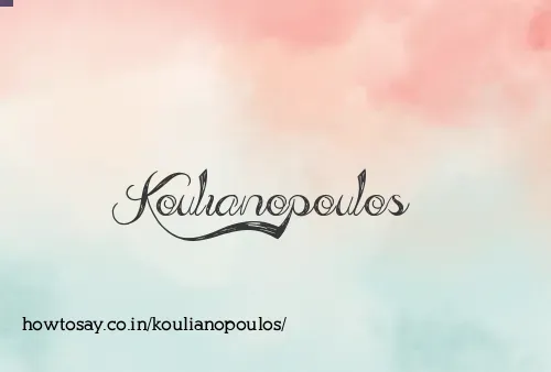 Koulianopoulos