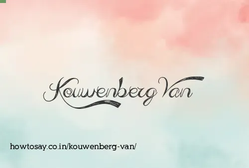 Kouwenberg Van