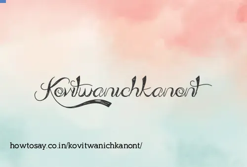 Kovitwanichkanont