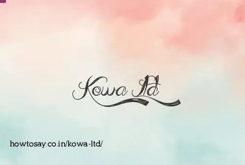 Kowa Ltd