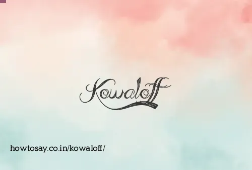 Kowaloff