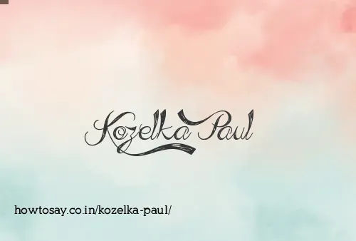 Kozelka Paul
