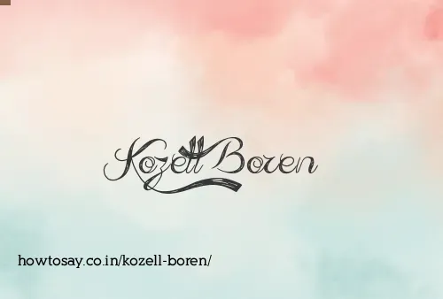 Kozell Boren