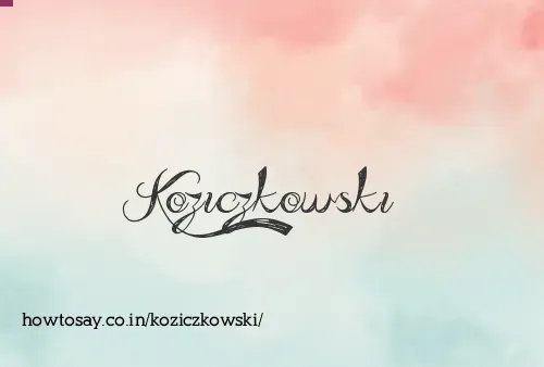 Koziczkowski