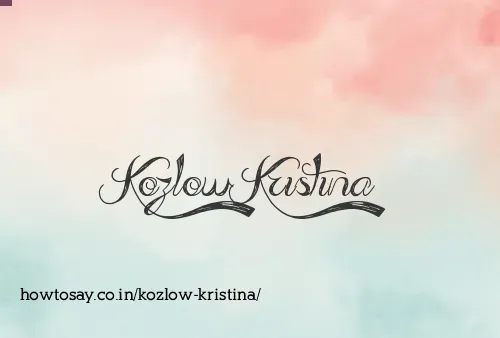 Kozlow Kristina