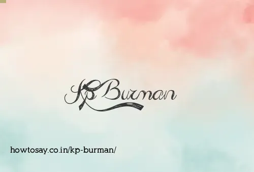 Kp Burman