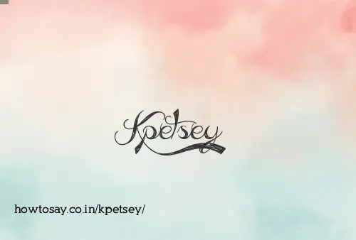 Kpetsey