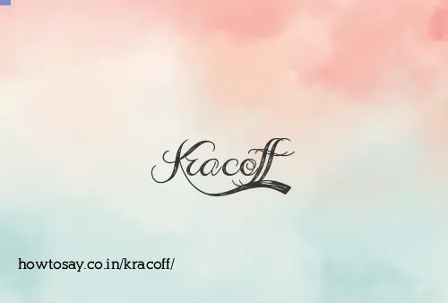 Kracoff