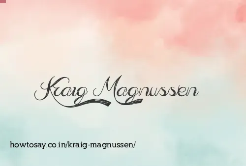 Kraig Magnussen