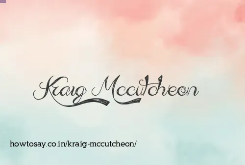 Kraig Mccutcheon